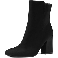 Chunky Block Heel Ankle Boots - Jamie-Black-3-State of Style