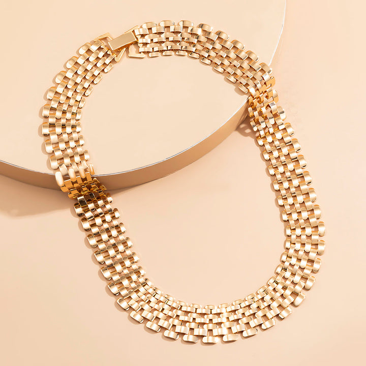 Chunky Statement Necklace | Bold Thick Chain Jewellery-Gold-State of Style