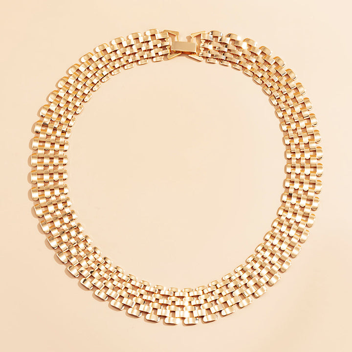 Chunky Statement Necklace | Bold Thick Chain Jewellery-Gold-State of Style