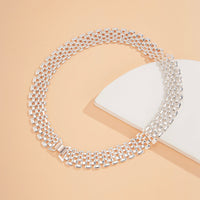 Chunky Statement Necklace | Bold Thick Chain Jewellery-Silver-State of Style