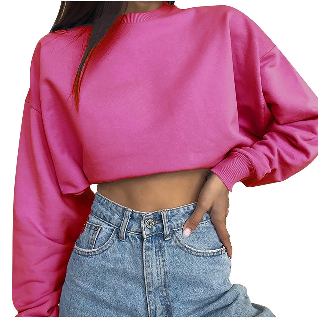 CiaranSweater I Cropped Long-Sleeve Sweater for Women-Red-S-State of Style