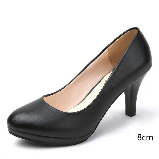 Claire - Orthopedische Elegante Zwarte Pumps-Zwart 8cm-5-State of Style