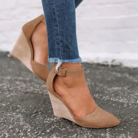 Claire - Orthopedische Zwarte Sleehakken-Bruin-34-State of Style