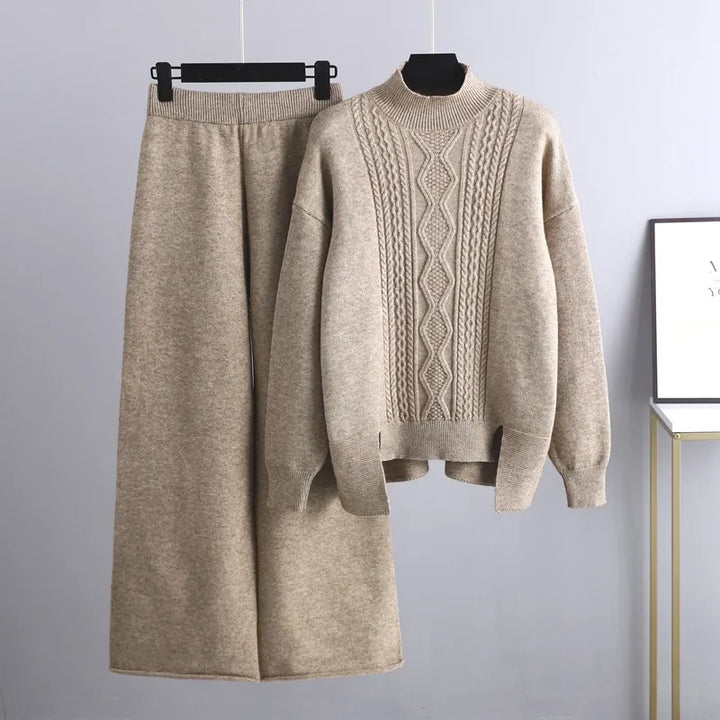 Clara | Casual and Stylish Women's Set-Khaki-One Size-State of Style