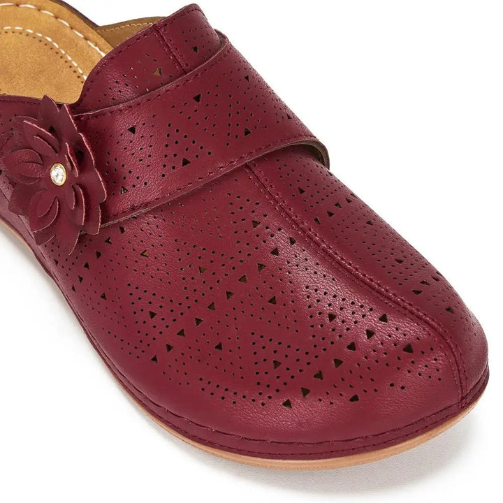 Clara - Orthopedische Cognac Klompen-Bruin-35-State of Style