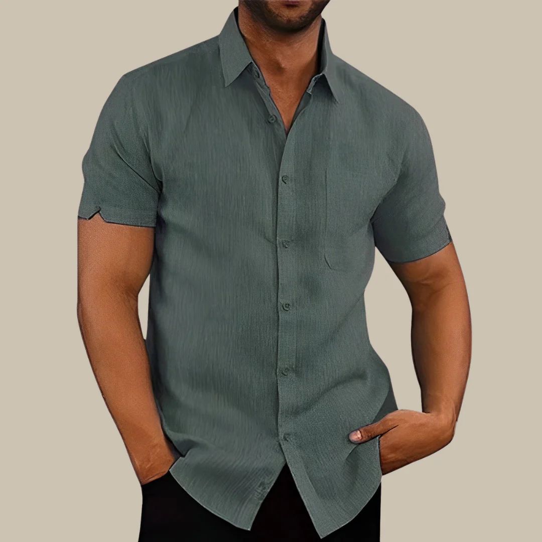 Clark Shirt | Stylish & Breathable-Grey-S-State of Style