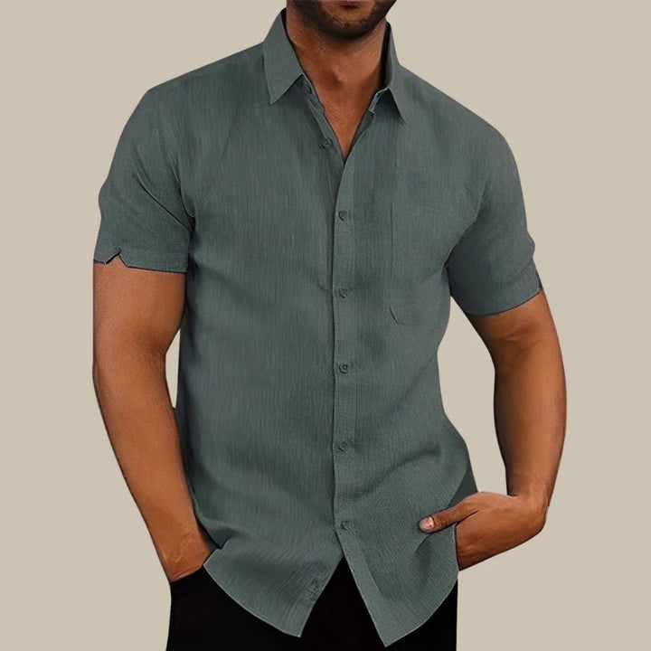 Clark Shirt | Stylish & Breathable-Grey-S-State of Style