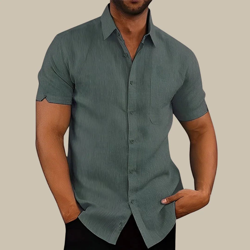 Clark Shirt | Stylish & Breathable-Grey-S-State of Style