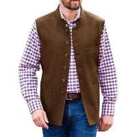 Clark Traditional Vest – Classic Polyester Waistcoat with Modern Appeal-Red-XS-State of Style
