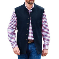 Clark Traditional Vest – Classic Polyester Waistcoat with Modern Appeal-Red-XS-State of Style