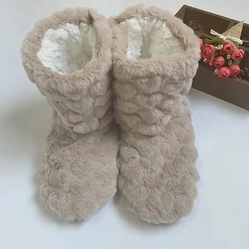 Clary High House Slippers | Warm and Soft Winter Comfort-Khaki-4.5-5.0-State of Style