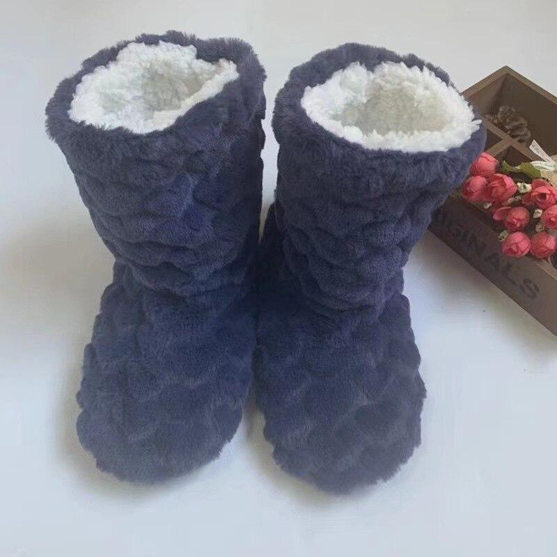 Clary High House Slippers | Warm and Soft Winter Comfort-Navy Blue-4.5-5.0-State of Style