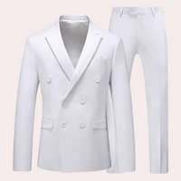 Classic 2-piece Men's Suit - Vincent-White-M-State of Style