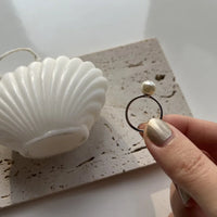 Classic Adjustable Pearl Ring - Sofia-White-State of Style