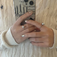 Classic Adjustable Pearl Ring - Sofia-White-State of Style