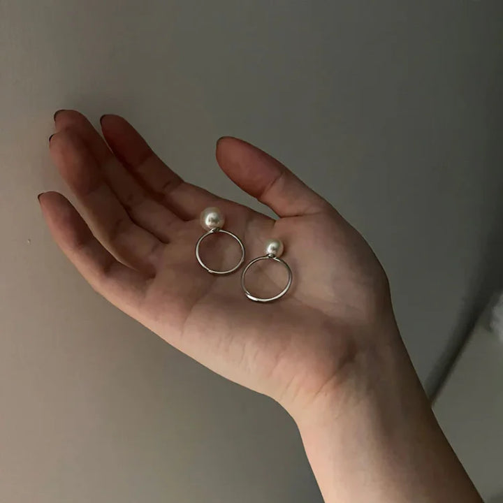 Classic Adjustable Pearl Ring - Sofia-White-State of Style