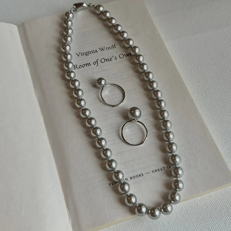Classic Adjustable Pearl Ring - Sofia-White-State of Style