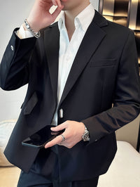 Classic Black Men's Blazer - Lars-S-State of Style