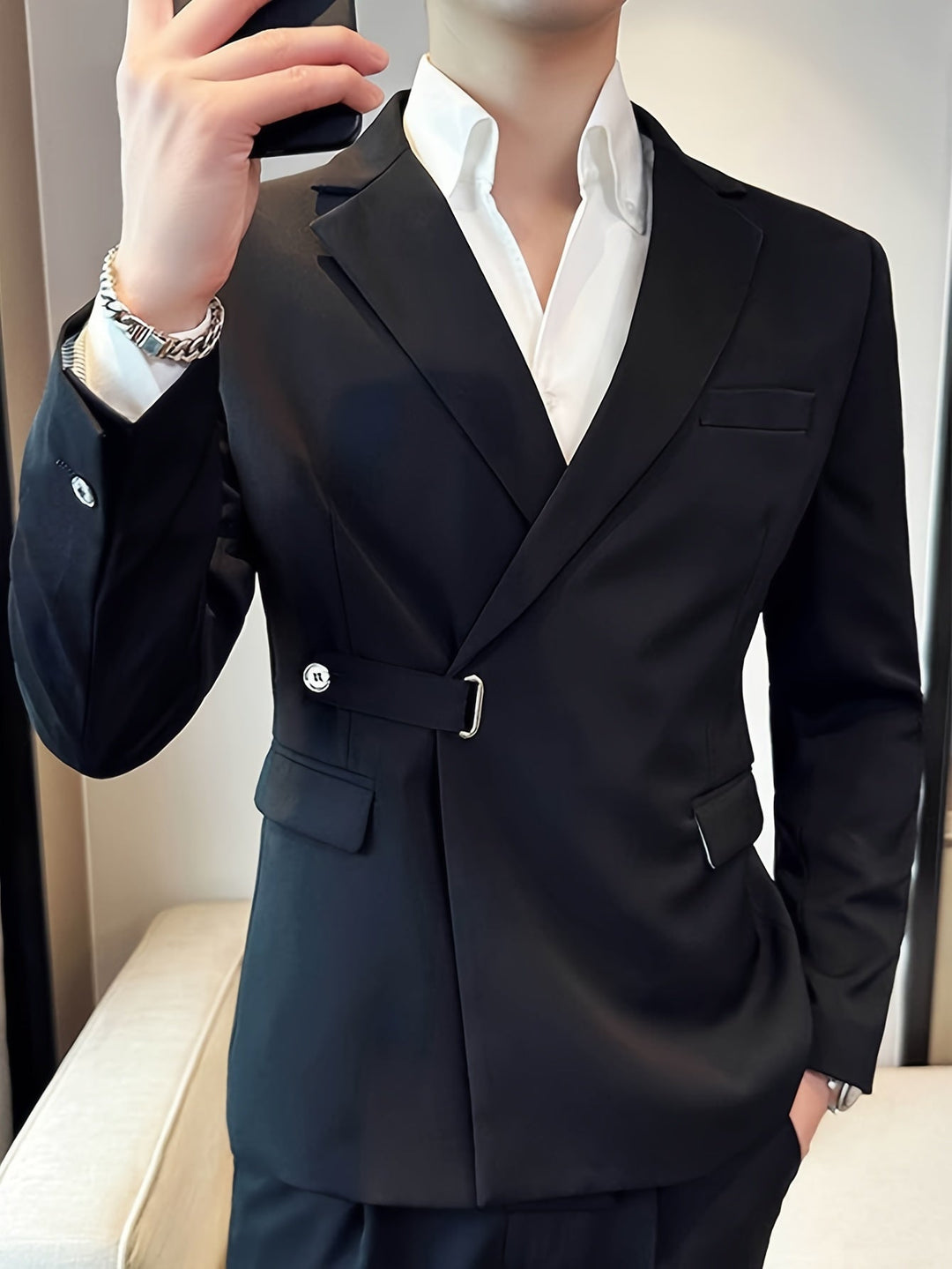 Classic Black Men's Blazer - Lars-S-State of Style