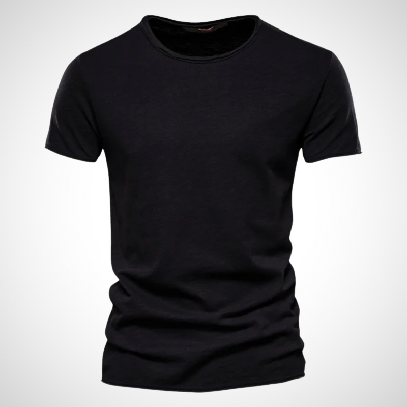 Classic Breathable Cotton Shirt for Men - Marco-Black-S-State of Style