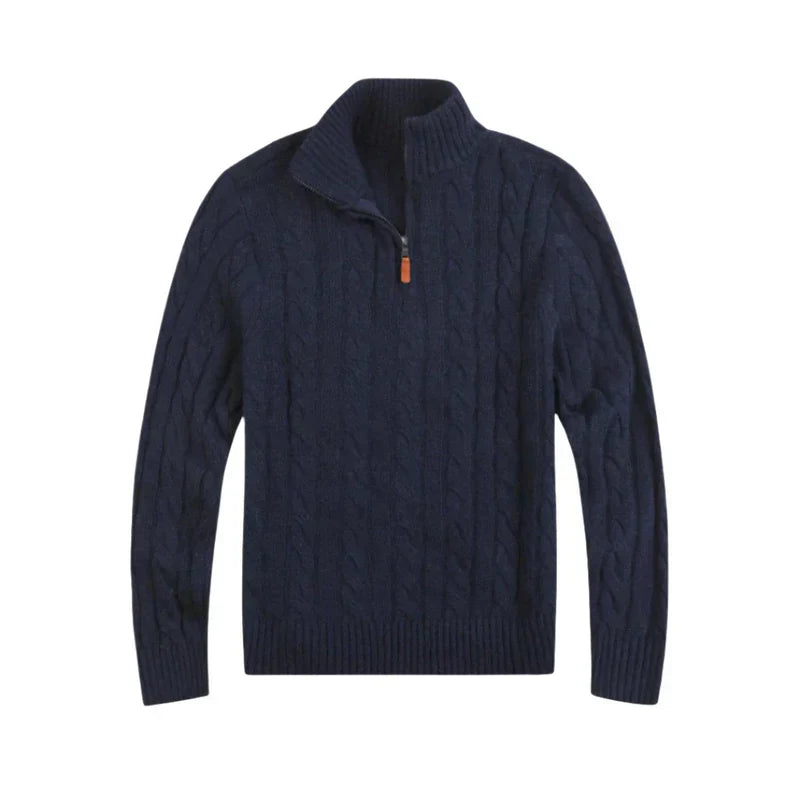 Classic Cable Knit Sweater for Men - Henry-Sea-S-State of Style