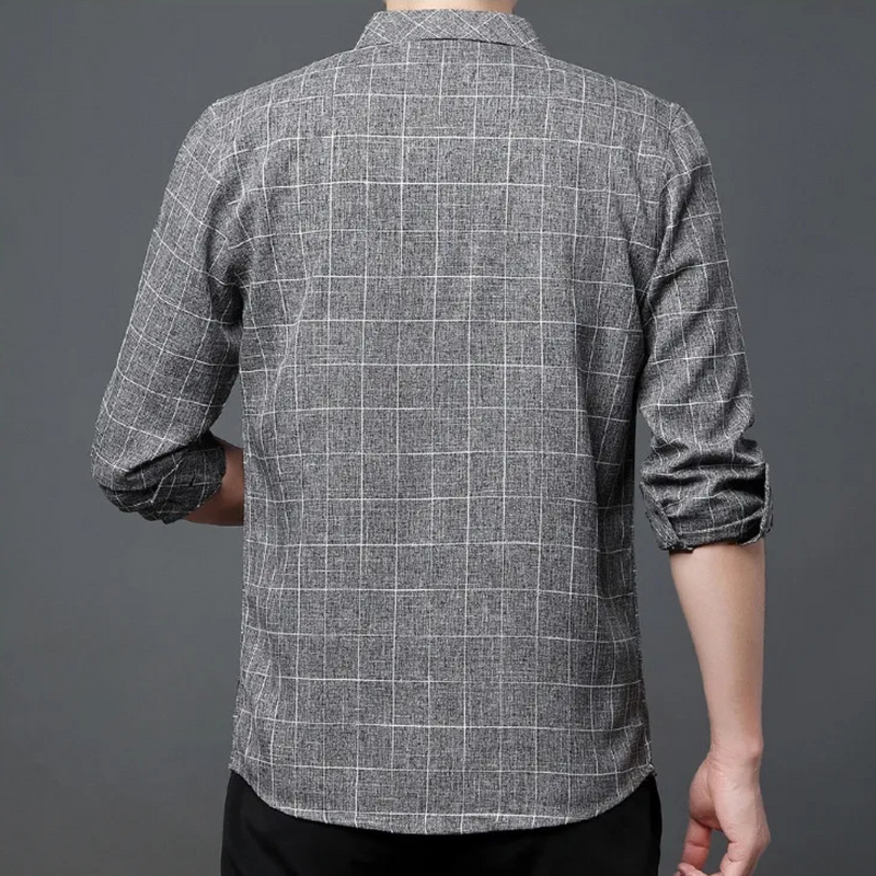 Classic Checked Men's Shirt - Thijs-Brown-S-State of Style