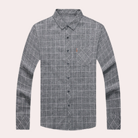 Classic Checked Men's Shirt - Thijs-Brown-S-State of Style