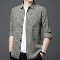 Classic Checked Men's Shirt - Thijs-Green-S-State of Style