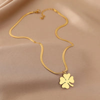 Classic Clover Pendant | Elegant Jewellery Piece-Silver-State of Style
