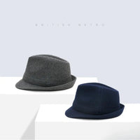 Classic Cotton Top Hat Kyle – Retro English Jazz Style-Grey-56-58-State of Style