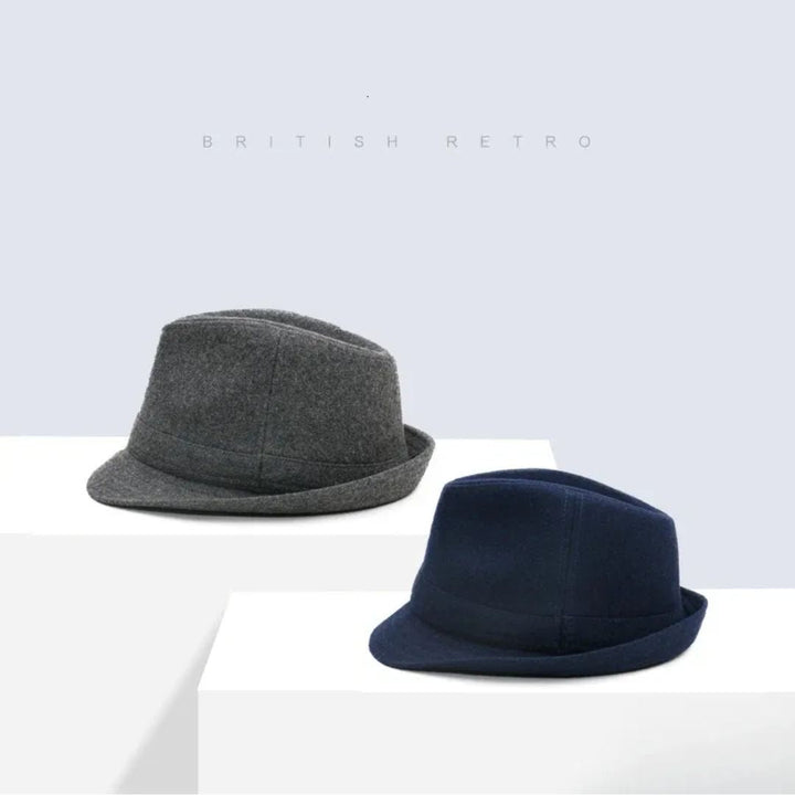 Classic Cotton Top Hat Kyle – Retro English Jazz Style-Grey-56-58-State of Style