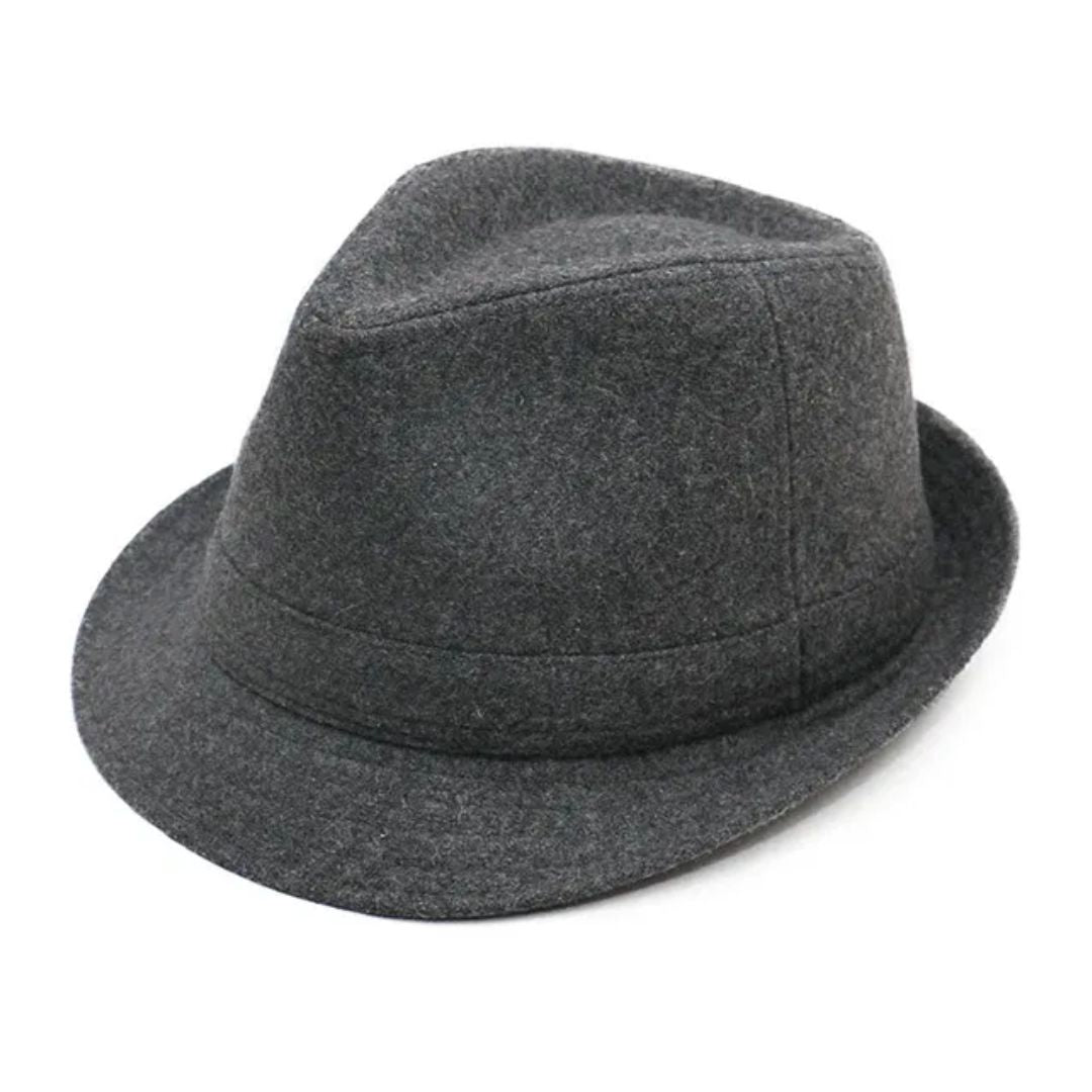 Classic Cotton Top Hat Kyle – Retro English Jazz Style-Grey-56-58-State of Style