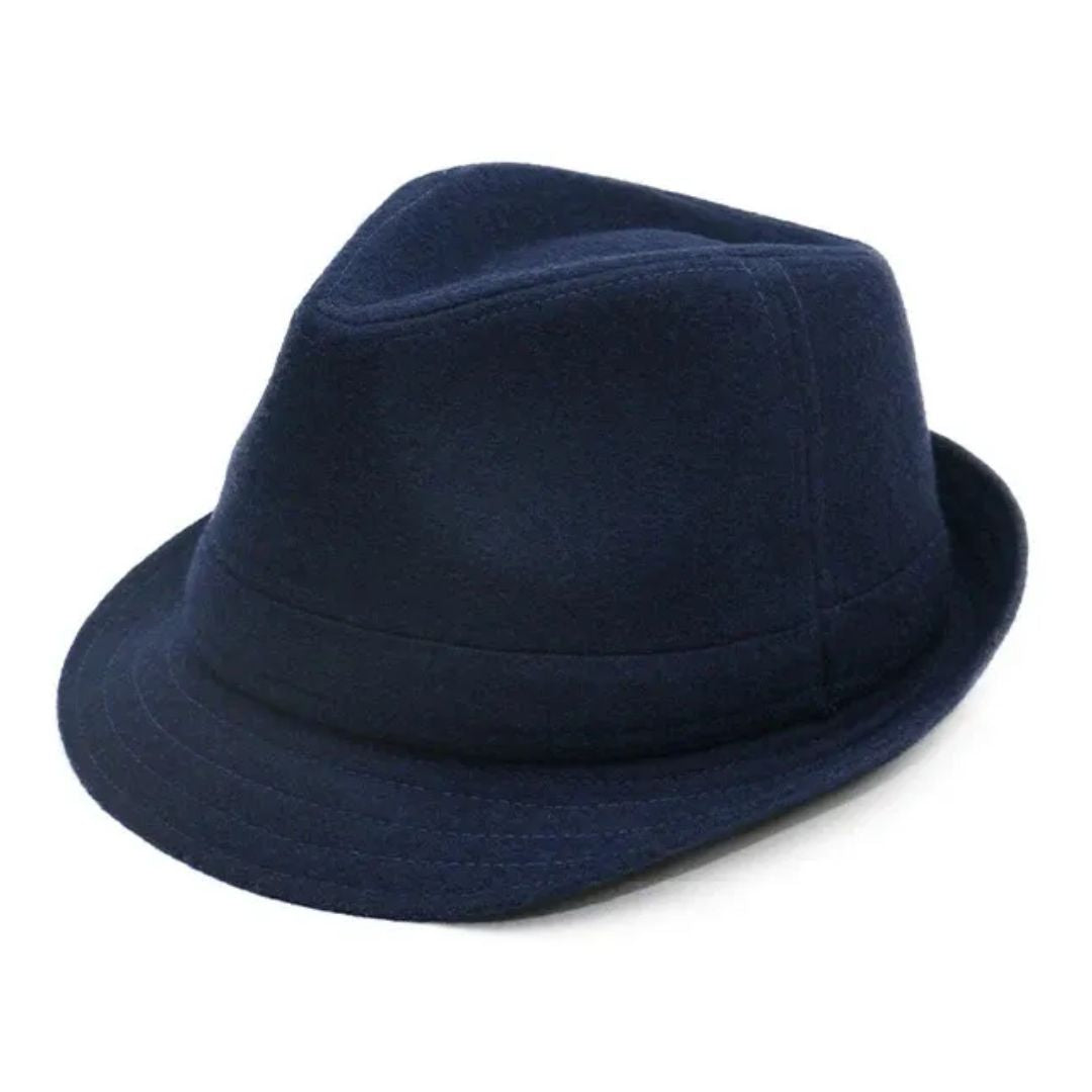 Classic Cotton Top Hat Kyle – Retro English Jazz Style-Navy Blue-56-58-State of Style