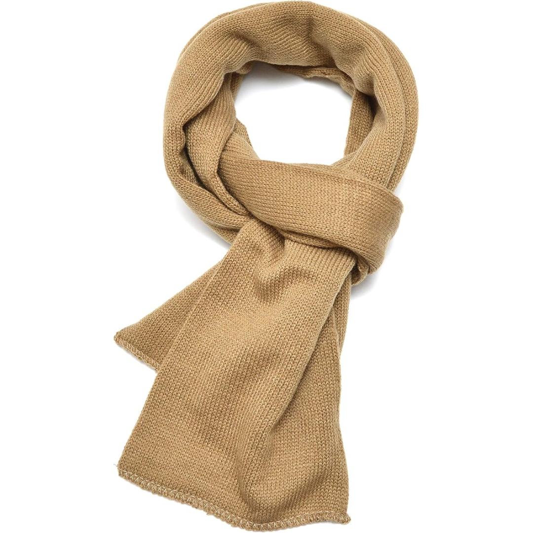 Classic Double Layer Knit Winter Scarf for Men - Xander-Khaki-State of Style
