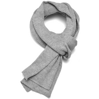 Classic Double Layer Knit Winter Scarf for Men - Xander-Light grey-State of Style