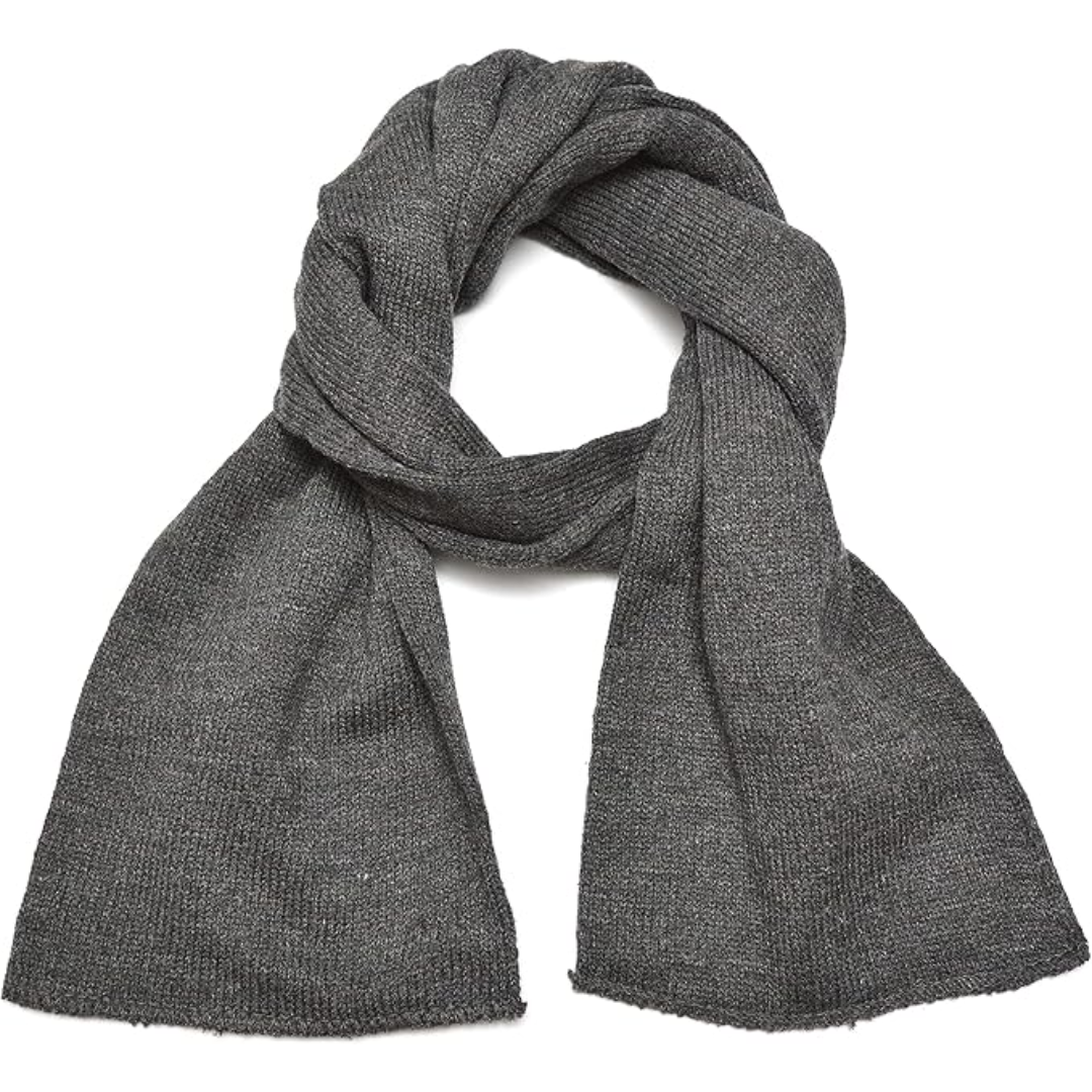Classic Double Layer Knit Winter Scarf for Men - Xander-Marine blue-State of Style