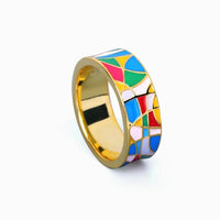 Classic Enamel Zirconia Ring – Nadia-5-State of Style