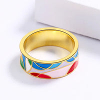 Classic Enamel Zirconia Ring – Nadia-5-State of Style
