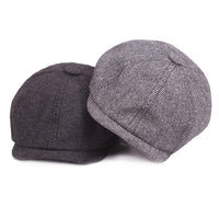 Classic flat cap in vintage style – Arthur-Dark grey-State of Style
