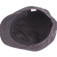 Classic flat cap in vintage style – Arthur-Dark grey-State of Style