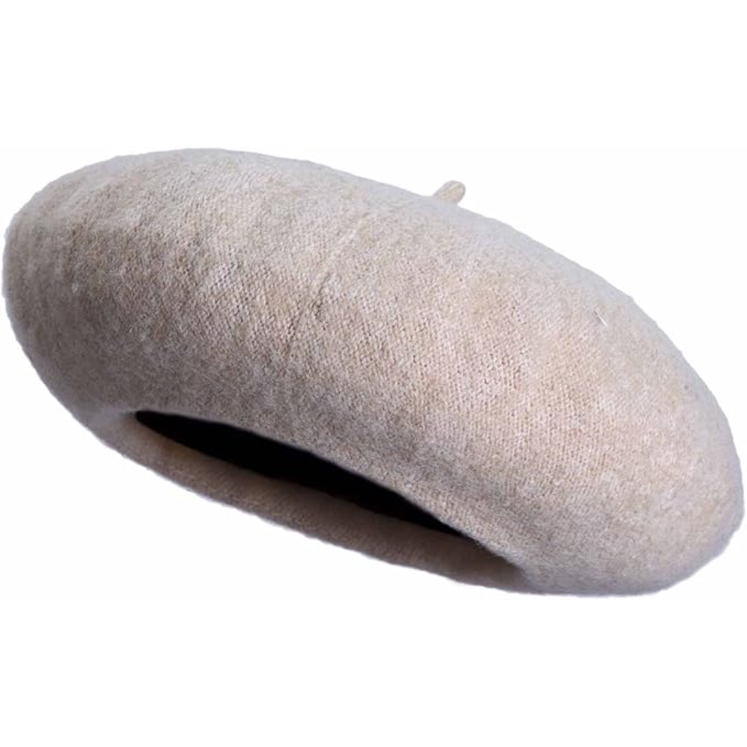 Classic French Wool Beret – Evelyne-Dark green-State of Style