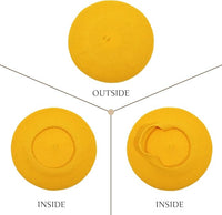 Classic French Wool Beret – Evelyne-Dark green-State of Style