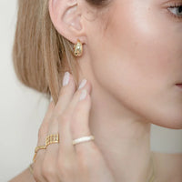 Classic Gold Drop Earrings - Aveline-State of Style