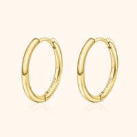 Classic Hoops - Aurina-1.19 cm-Gold-State of Style