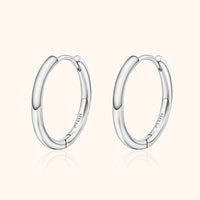 Classic Hoops - Aurina-1.19 cm-Silver-State of Style