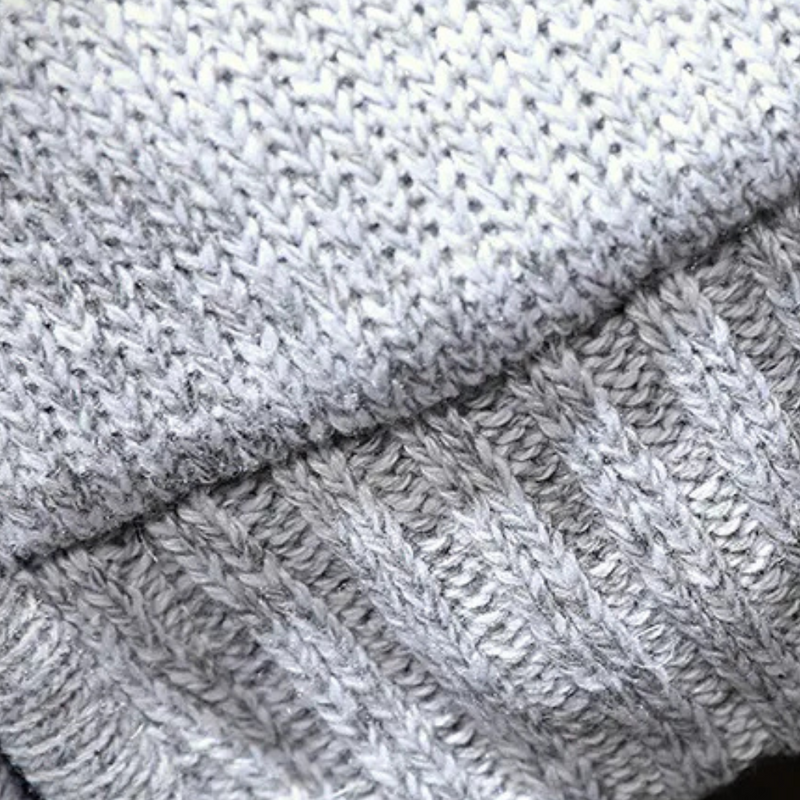 Classic Knitted Hoodie for Men - Milan-Black-S-State of Style