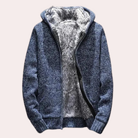 Classic Knitted Hoodie for Men - Milan-Blue-S-State of Style
