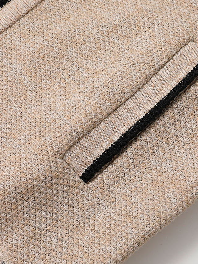 Classic Knitted Men's Jumper - Oscar-Khaki-M-State of Style