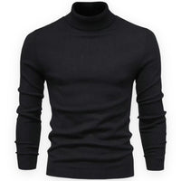 Classic Knitted Men's Sweater - Valen-Black-S-State of Style