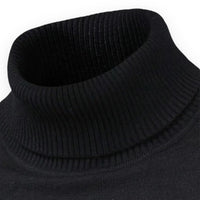 Classic Knitted Men's Sweater - Valen-Black-S-State of Style